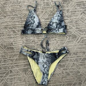 Dolce Vita snake print bikini size small